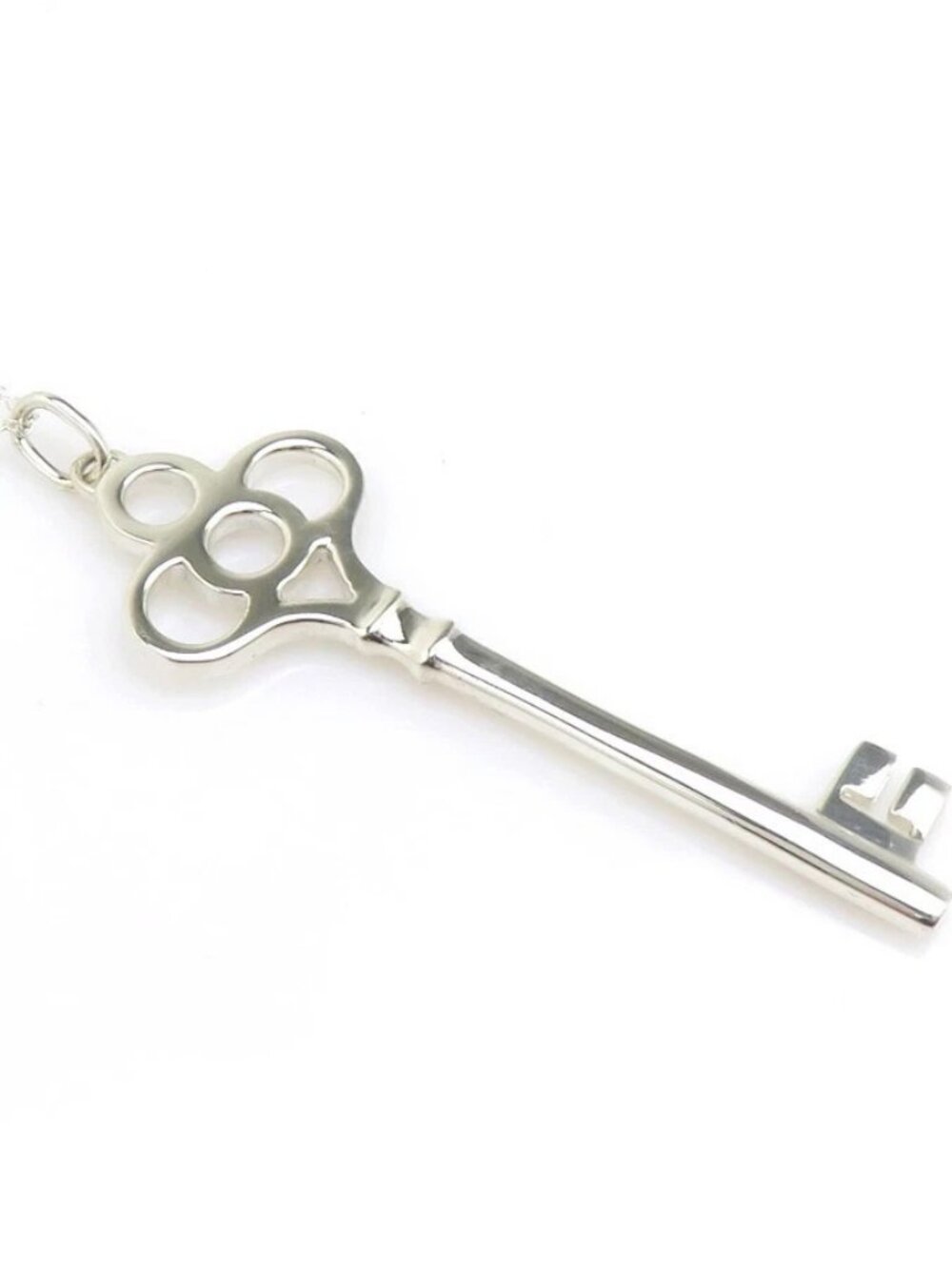 TIFFANY&Co. Crown Key Necklace Silver 925 - h32328